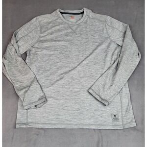 Rugged Element Shirtโ Mens Small Gray Crew Neck Utility Stretch Durable Work